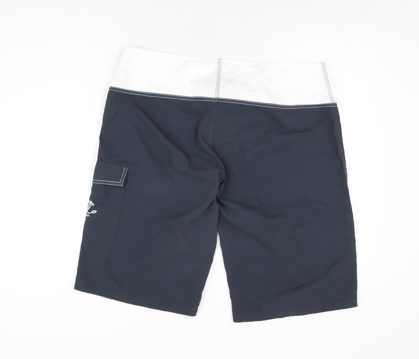 Animal Boys Black Polyester Bermuda Shorts Size 14 Years Regular Snap