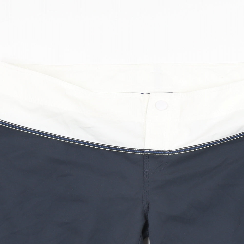 Animal Boys Black Polyester Bermuda Shorts Size 14 Years Regular Snap