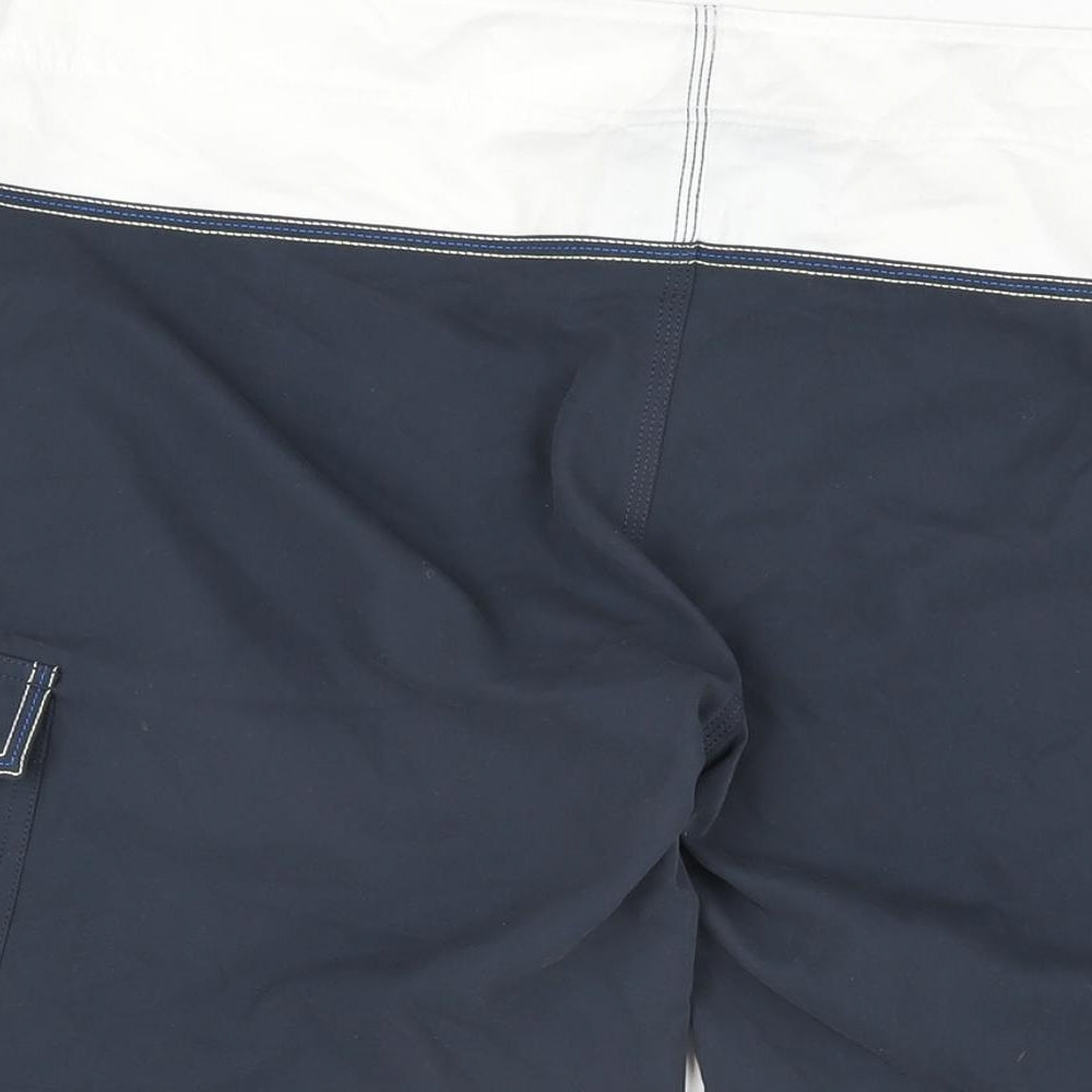 Animal Boys Black Polyester Bermuda Shorts Size 14 Years Regular Snap