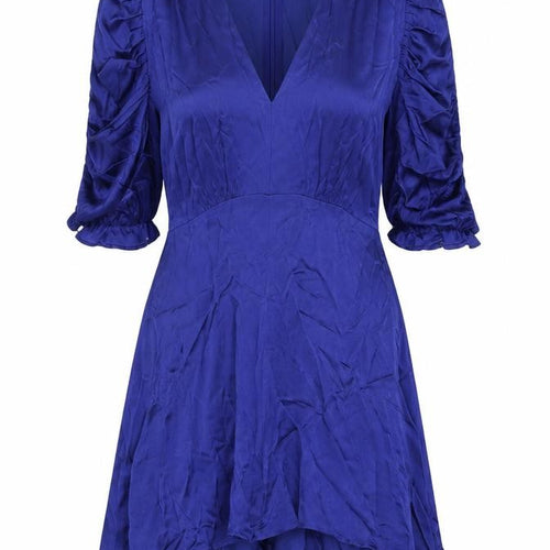 Zara Womens Blue Viscose Playsuit One-Piece Size S L3 in Zip