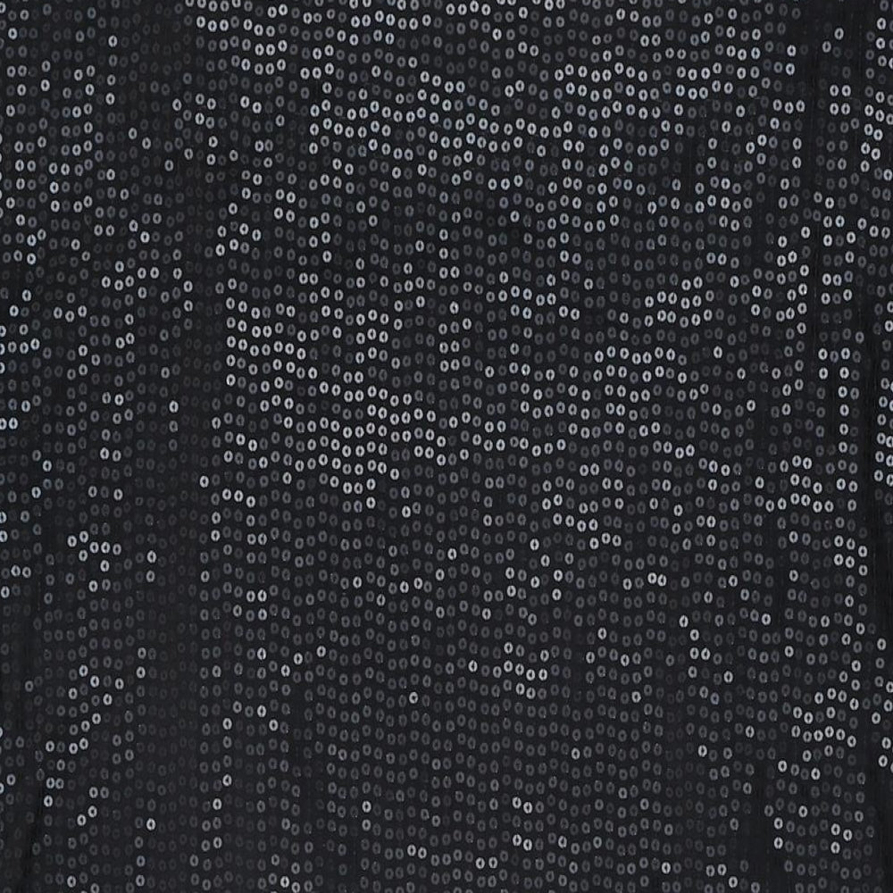 Monsoon Womens Black Polyester Shift Size 12 Round Neck Pullover