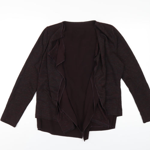 Bonita Womens Purple V-Neck Viscose Cardigan Jumper Size S
