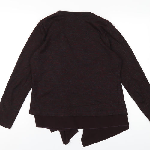 Bonita Womens Purple V-Neck Viscose Cardigan Jumper Size S