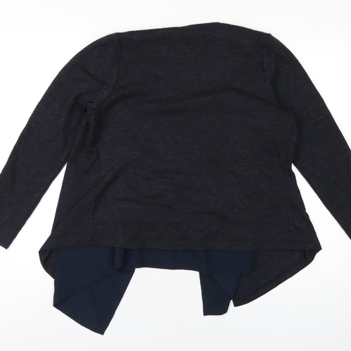 Bonita Womens Blue V-Neck Viscose Cardigan Jumper Size S