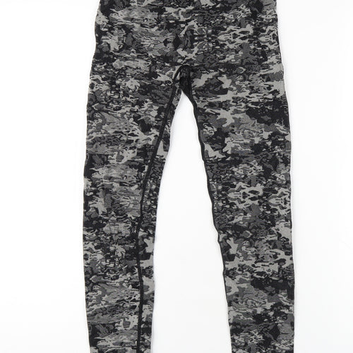 Love & Other Things Womens Grey Nylon Capri Leggings Size 6 L27 in Regular Pullover
