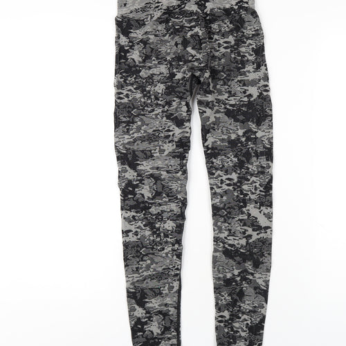 Love & Other Things Womens Grey Nylon Capri Leggings Size 6 L27 in Regular Pullover