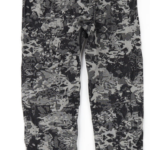 Love & Other Things Womens Grey Nylon Capri Leggings Size 6 L27 in Regular Pullover