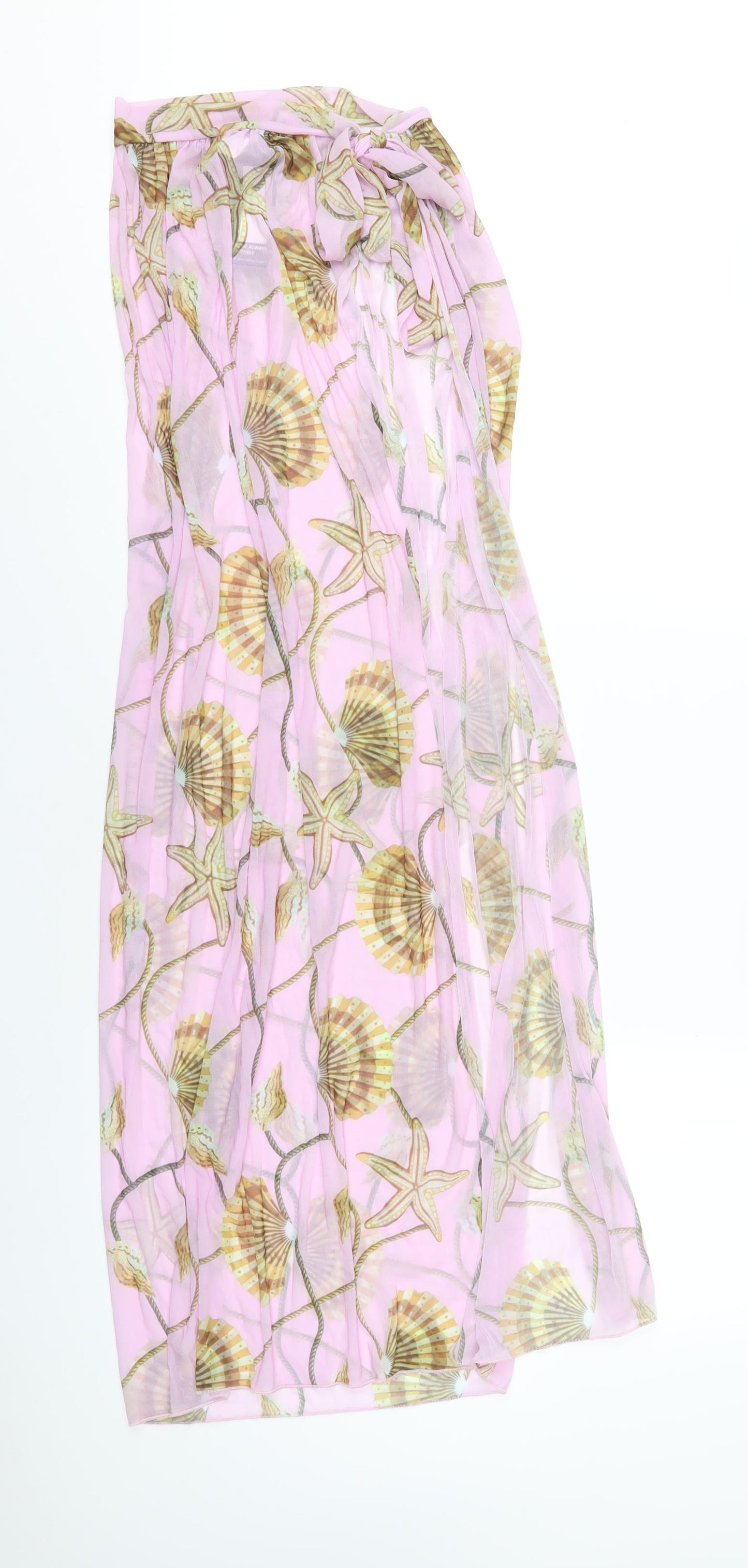 I SAW IT FIRST Womens Pink Geometric Polyester Cover Up Size 14