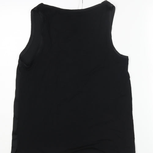 Marks and Spencer Womens Black Polyester Camisole Blouse Size 6 Scoop Neck
