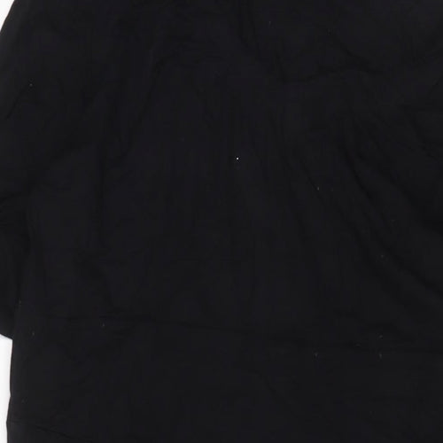 David Emanuel Womens Black Viscose A-Line Size 20 Scoop Neck Pullover