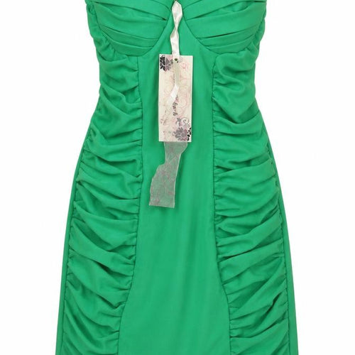Little Love Womens Green Polyester A-Line Size M Sweetheart Zip