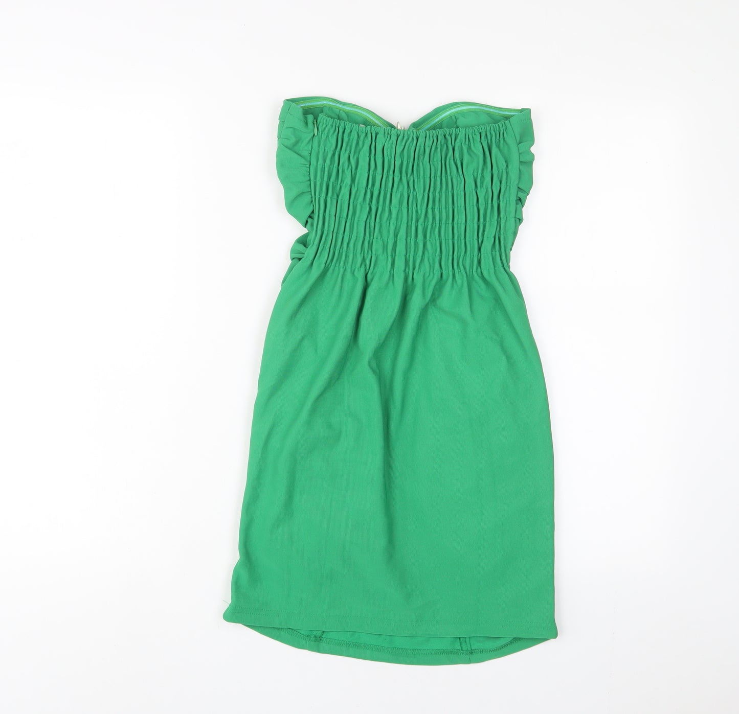 Little Love Womens Green Polyester A-Line Size M Sweetheart Zip