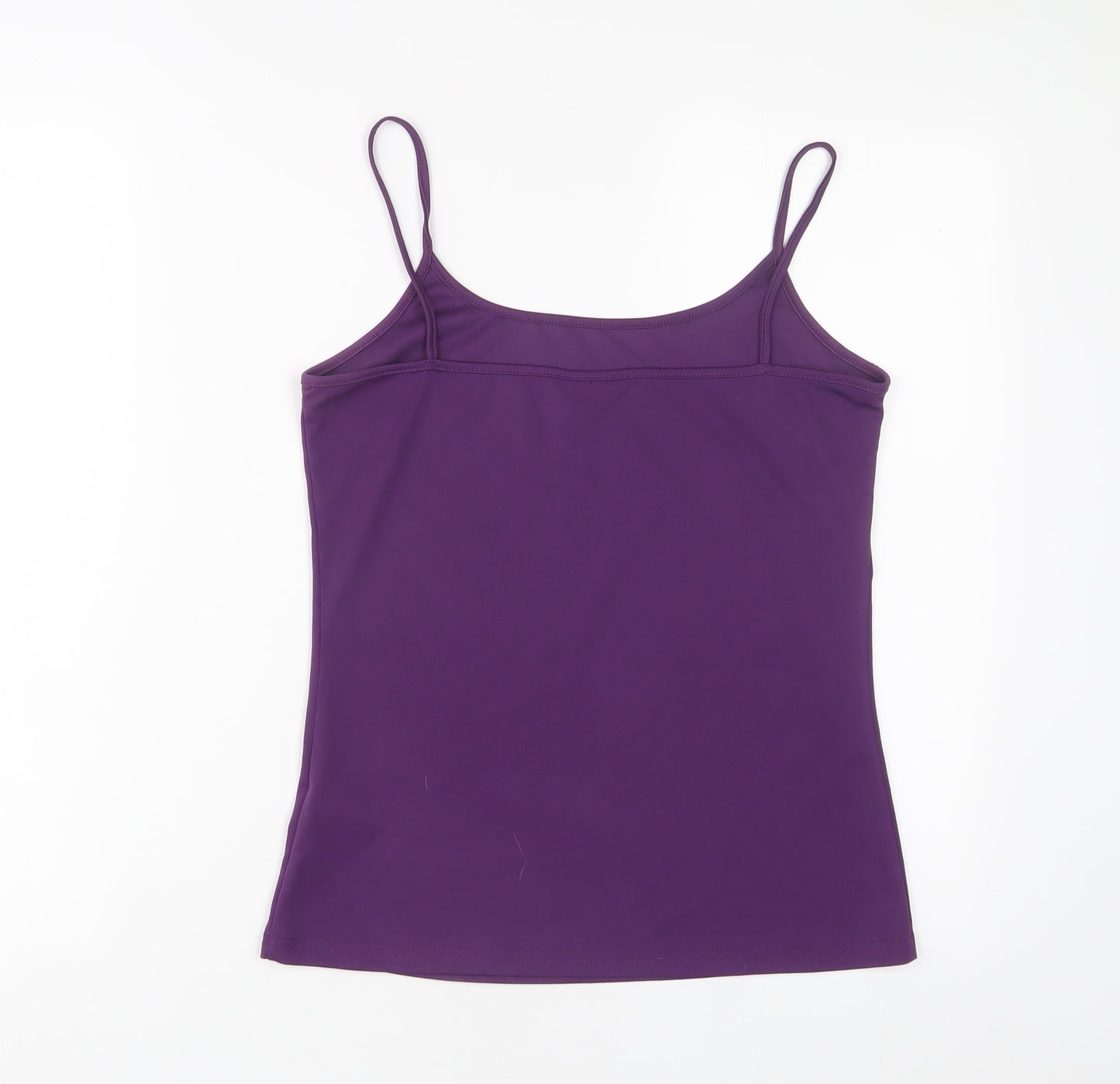 Editions Womens Purple Polyester Camisole Tank Size 12 Scoop Neck