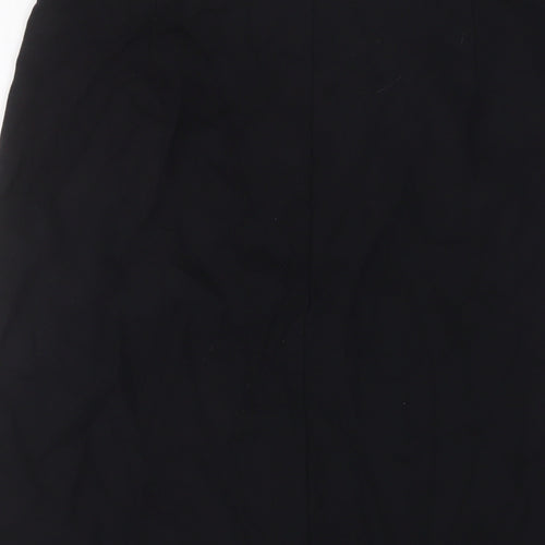 Marks and Spencer Womens Black Viscose A-Line Skirt Size 16