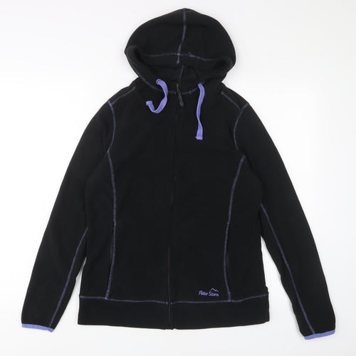 Peter Storm Womens Black Jacket Size 12 Zip - Zip Pockets