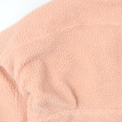 PRETTYLITTLETHING Womens Pink Jacket Size 8 Snap