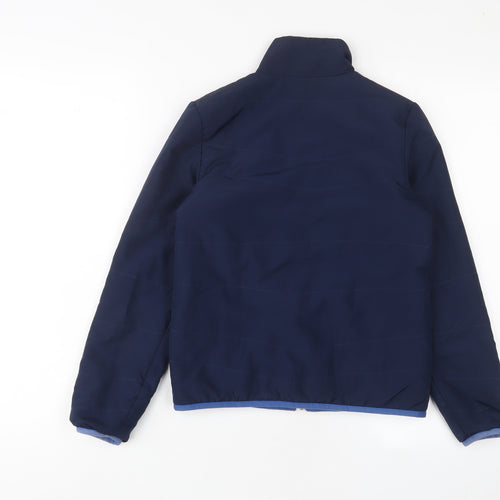 DECATHLON Boys Blue Jacket Coat Size 10 Years Zip