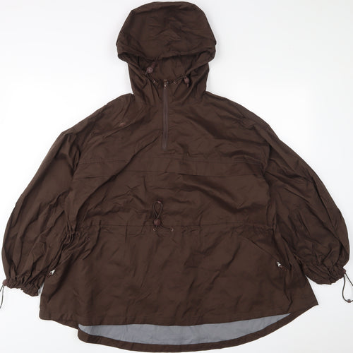 Descente Womens Brown Jacket Size XS Zip - Logo