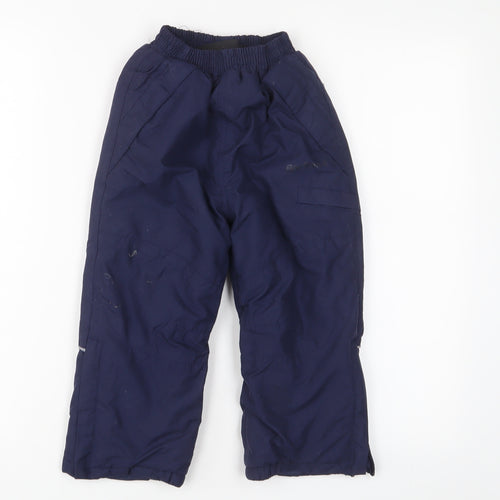 Peter Storm Boys Blue Polyester Rain Trousers Trousers Size 3-4 Years Regular Pullover