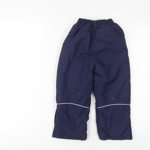 Peter Storm Boys Blue Polyester Rain Trousers Trousers Size 3-4 Years Regular Pullover