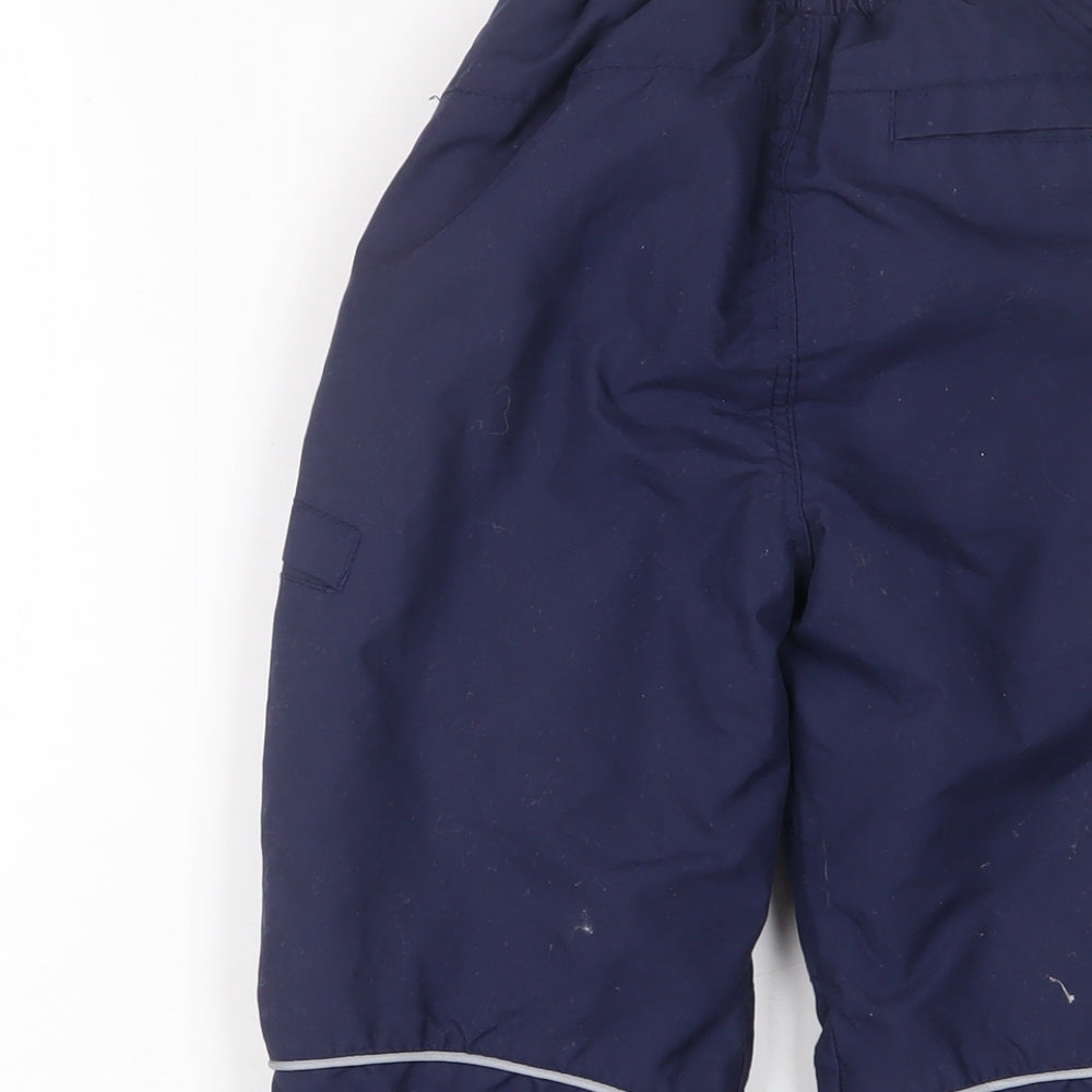 Peter Storm Boys Blue Polyester Rain Trousers Trousers Size 3-4 Years Regular Pullover