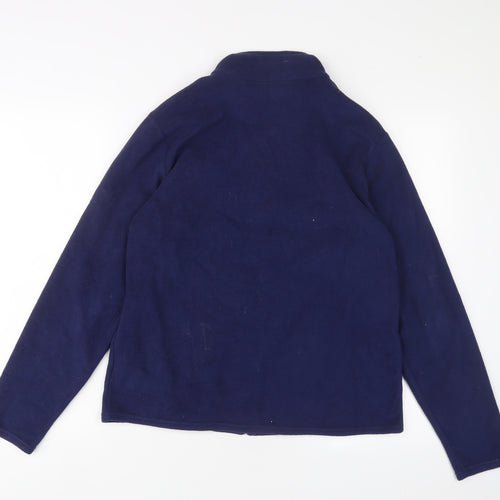 Marks and Spencer Womens Blue Jacket Size 16 Zip