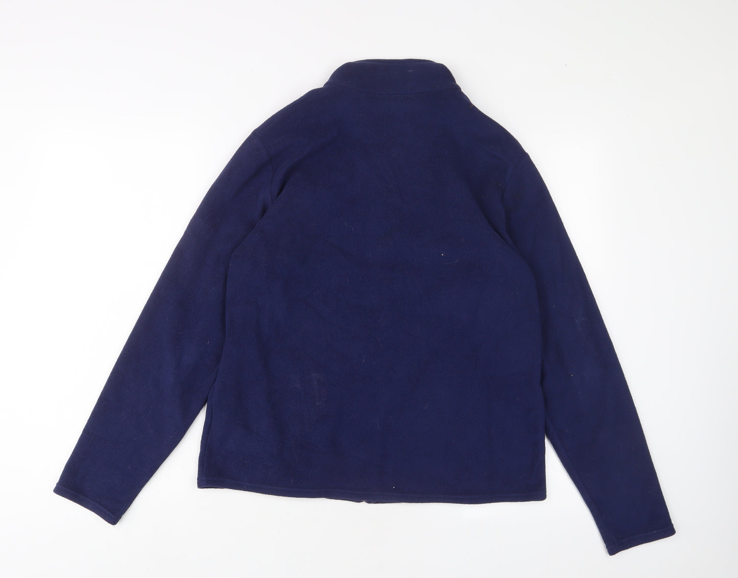 Marks and Spencer Womens Blue Jacket Size 16 Zip
