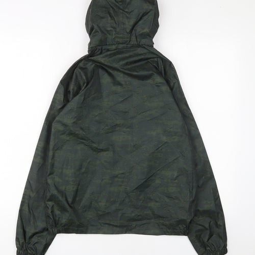 Gelert Boys Green Camouflage Jacket Size 13 Years Zip - Pockets