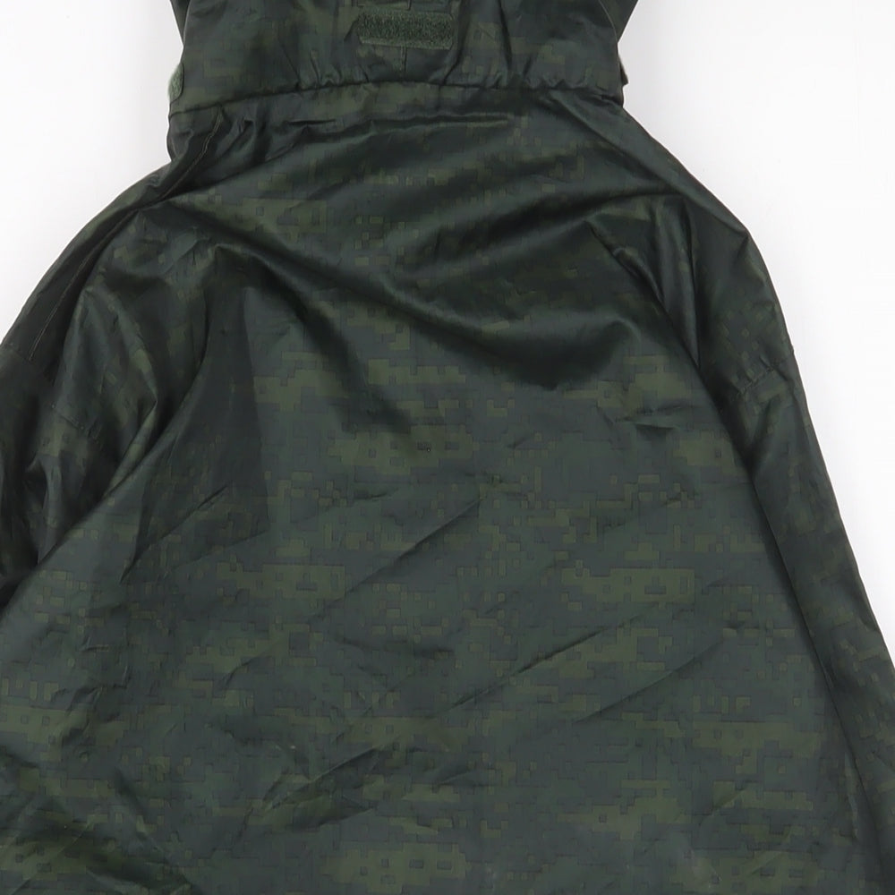 Gelert Boys Green Camouflage Jacket Size 13 Years Zip - Pockets