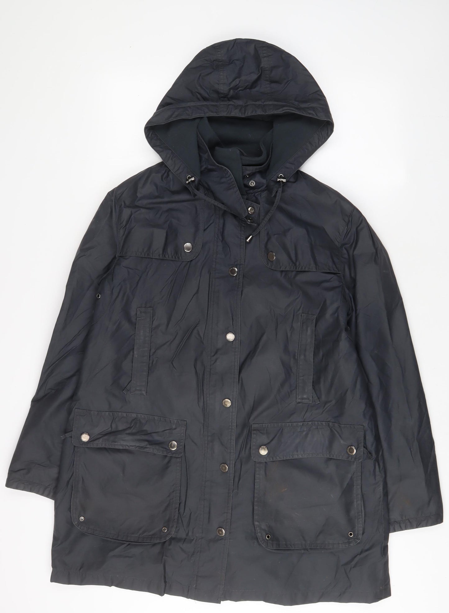 Four seasons Womens Blue Jacket Coat Size M Zip