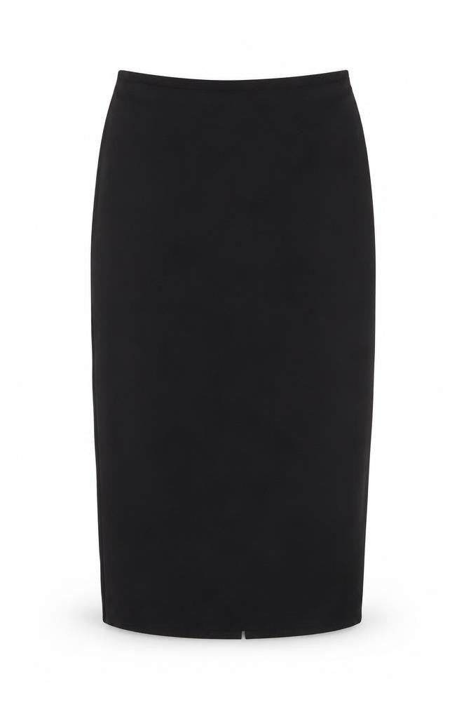 Limited Collection Womens Black Viscose A-Line Skirt Size 6 Zip