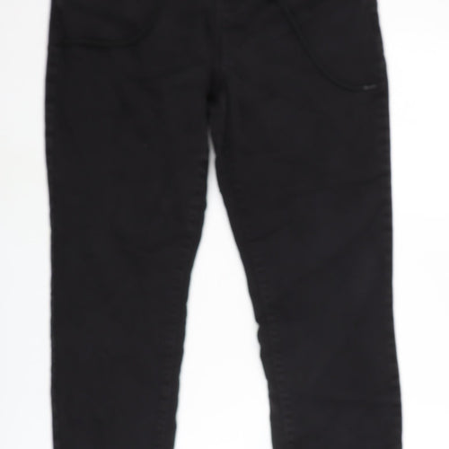 NEXT Womens Black Cotton Blend Jegging Jeans Size 10 L27.5 in Regular