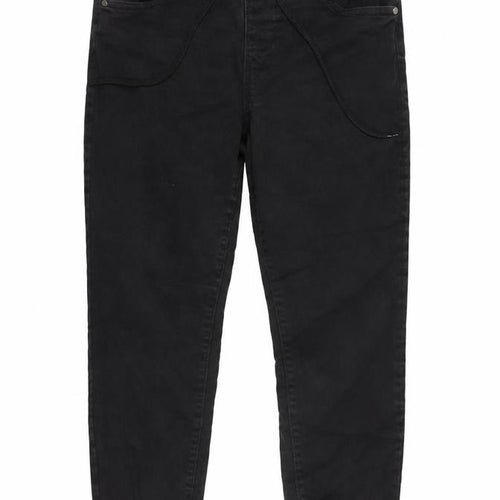 NEXT Womens Black Cotton Blend Jegging Jeans Size 10 L27.5 in Regular