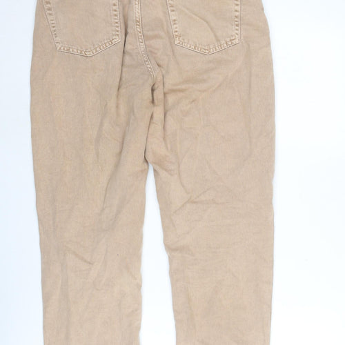 Reclaimed Vintage Womens Brown Cotton Straight Jeans Size 30 in L32 in Regular Zip - Vintage