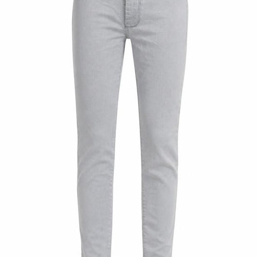 Miss Selfridge Womens Grey Cotton Straight Jeans Size 4 L29 in Regular Zip