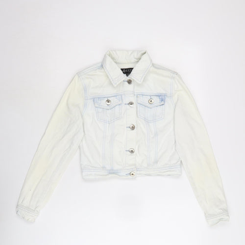 Lipsy London Womens Ivory Jacket Size S Button