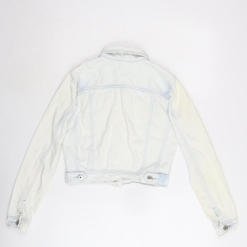 Lipsy London Womens Ivory Jacket Size S Button