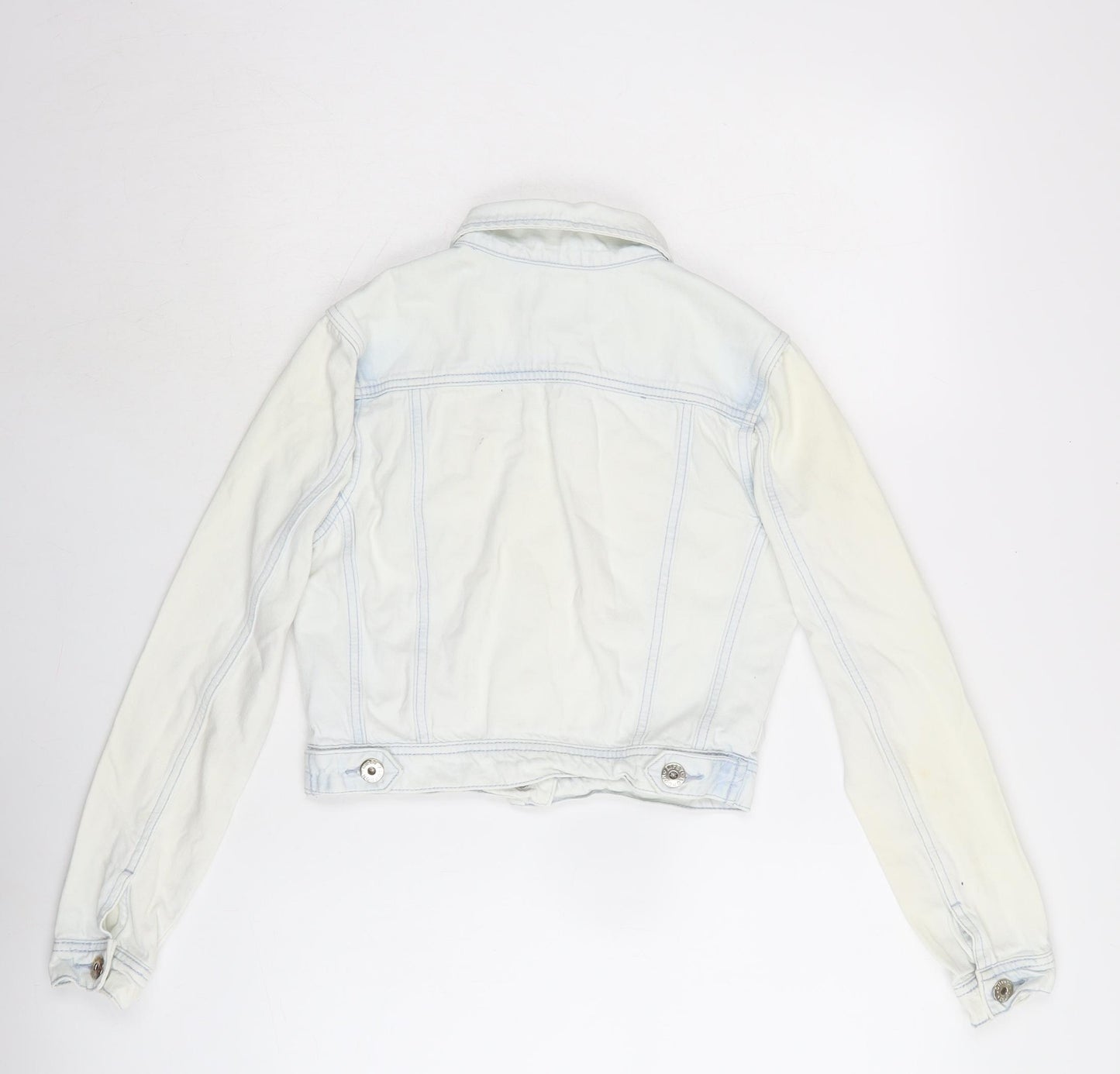 Lipsy London Womens Ivory Jacket Size S Button