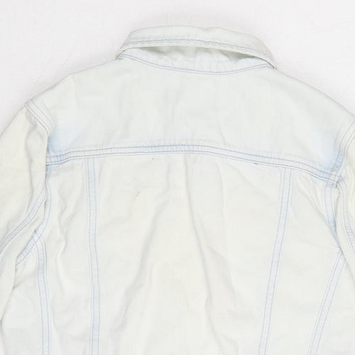 Lipsy London Womens Ivory Jacket Size S Button