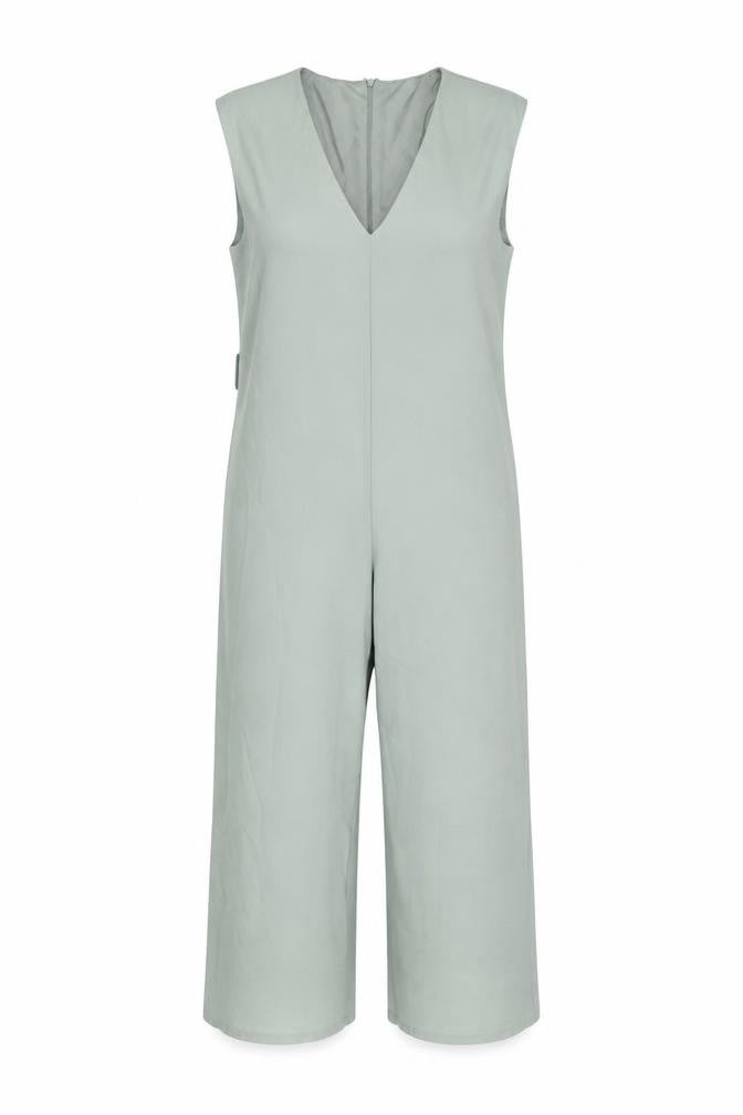 Zara Womens Green Polyester Jumpsuit One-Piece Size S L26 in Zip