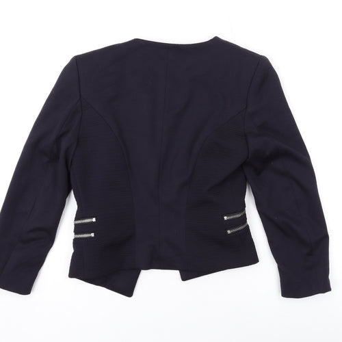 H&M Womens Black Jacket Blazer Size 6