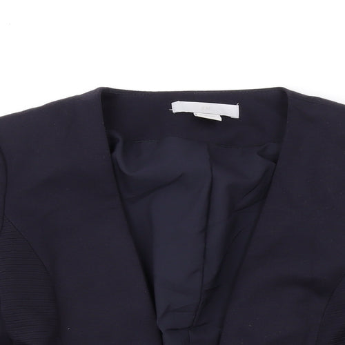 H&M Womens Black Jacket Blazer Size 6