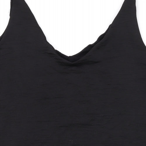 NEXT Womens Black Polyester Basic Tank Size 20 V-Neck