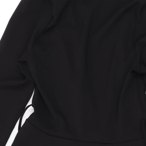 ASOS Womens Black Polyester Playsuit One-Piece Size 8 L3 in Pullover