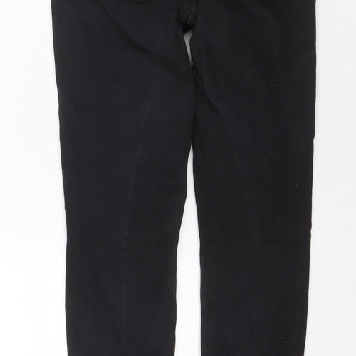 Denim & Co. Womens Black Cotton Skinny Jeans Size 10 L26 in Regular Zip