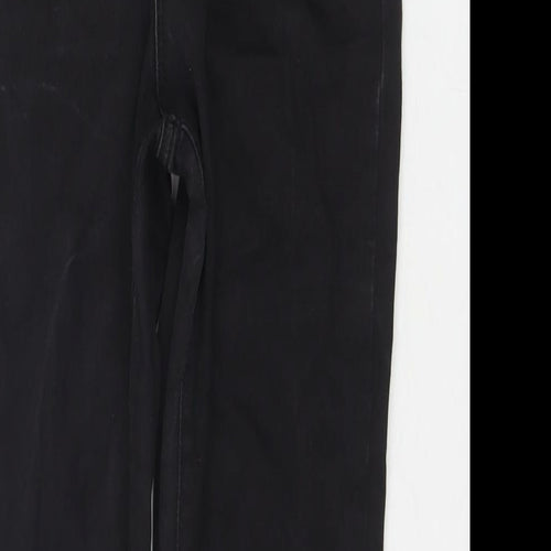 Denim & Co. Womens Black Cotton Skinny Jeans Size 10 L26 in Regular Zip