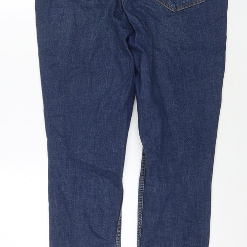 Old Navy Womens Black Cotton Skinny Jeans Size 14 L30 in Regular Zip