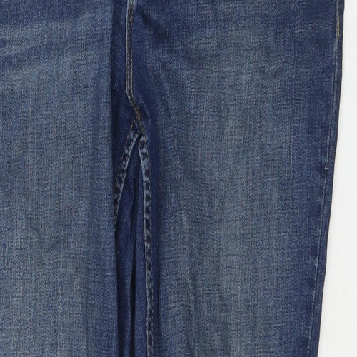 Old Navy Womens Black Cotton Skinny Jeans Size 14 L30 in Regular Zip