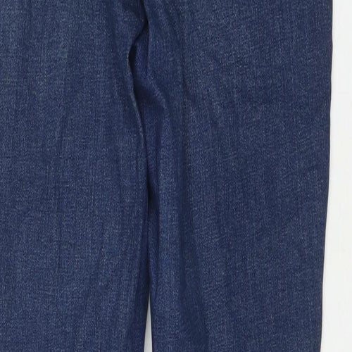Old Navy Womens Black Cotton Skinny Jeans Size 14 L30 in Regular Zip