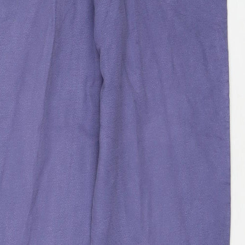 Cato&Carter Mens Purple Cotton Trousers Size 34 in L32 in Regular Zip